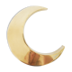 Moon or letter of sign "C" in vintage brass