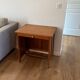 1950s vintage children's desk in light oak