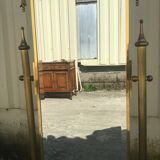 Brass psyche mirror 163x121cm