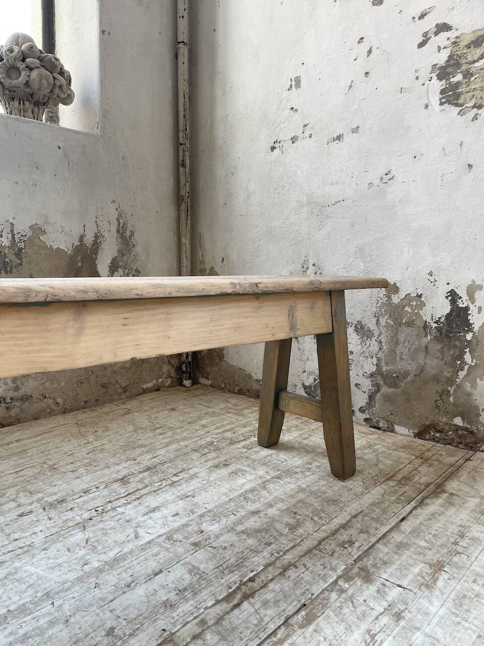XL pine and oak bench 280 cm