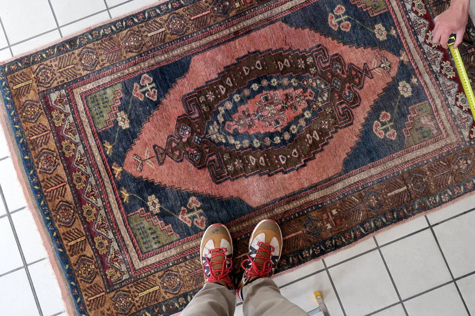 Tapis turc anatolien fait main, années 1970