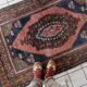 Tapis turc anatolien fait main, années 1970