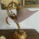 Vintage flower and foliage lamp, Italy, 1960s