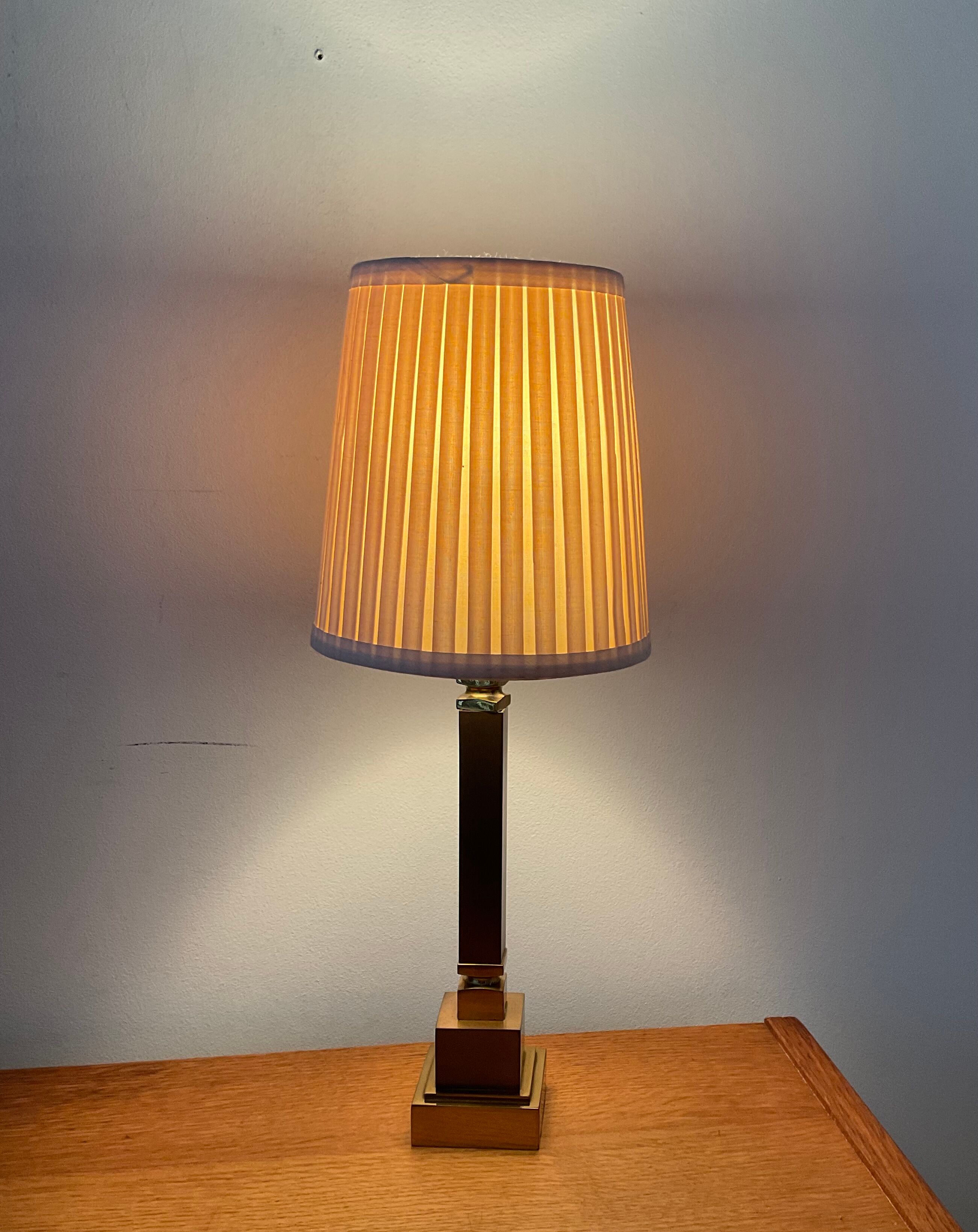 Vintage brass lamp 70s