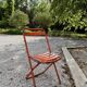 Chaise métal vintage