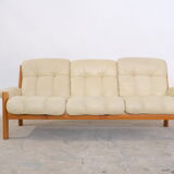 Leather Living Room Set model Montana by Ekornes, 1970's