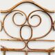 Bamboo and rattan headboard 160cm vintage 1960