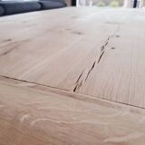 Solid oak farmhouse table