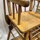 Vintage wooden baby high chair
