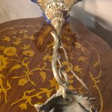 Lampe bronze art nouveau tulipe signé vianne 40x16 elec ancienne ok