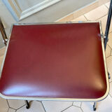 4 vintage folding chairs in chrome