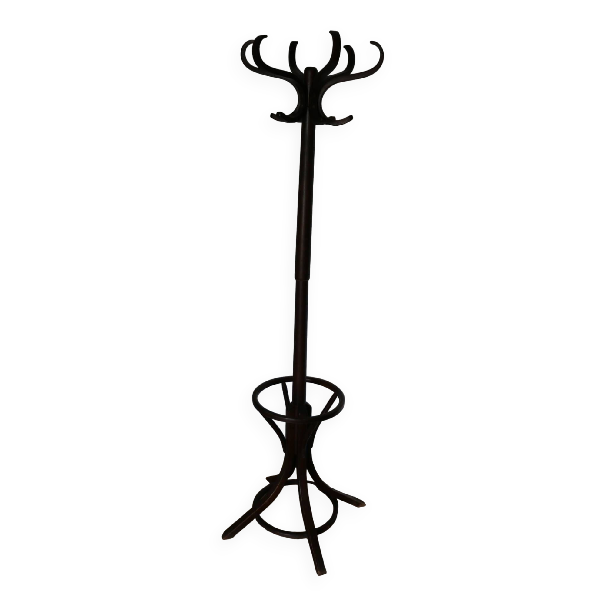 Baumann parrot coat rack dark beech umbrella stand