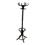 Baumann parrot coat rack dark beech umbrella stand