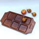 Vintage teak aperitif platter