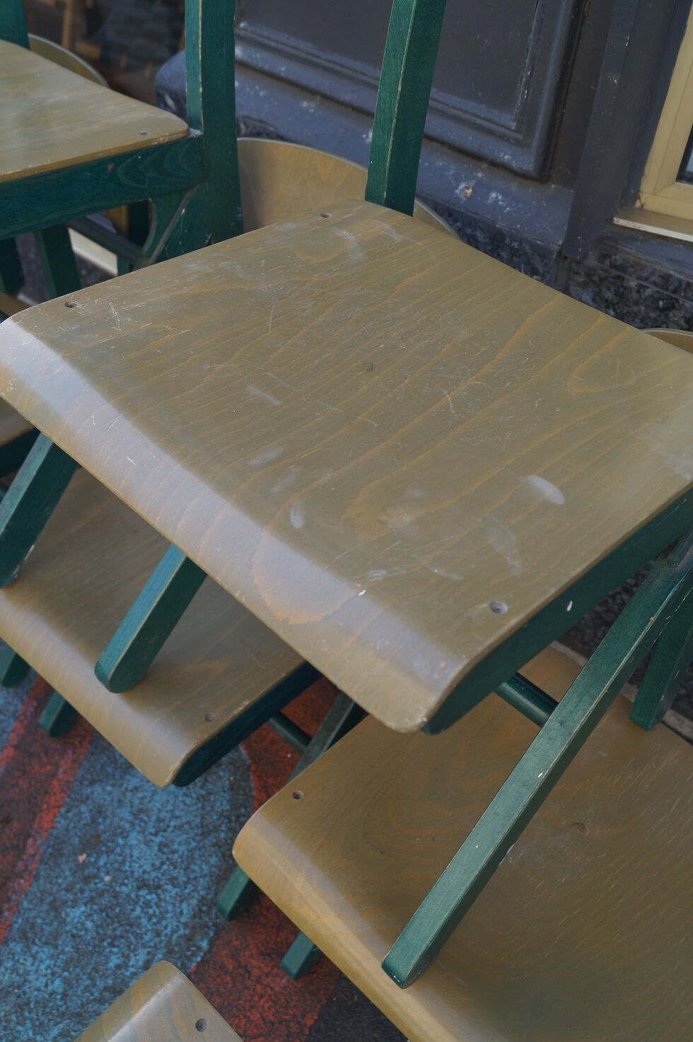 Set of 10 Bauman chairs 1980