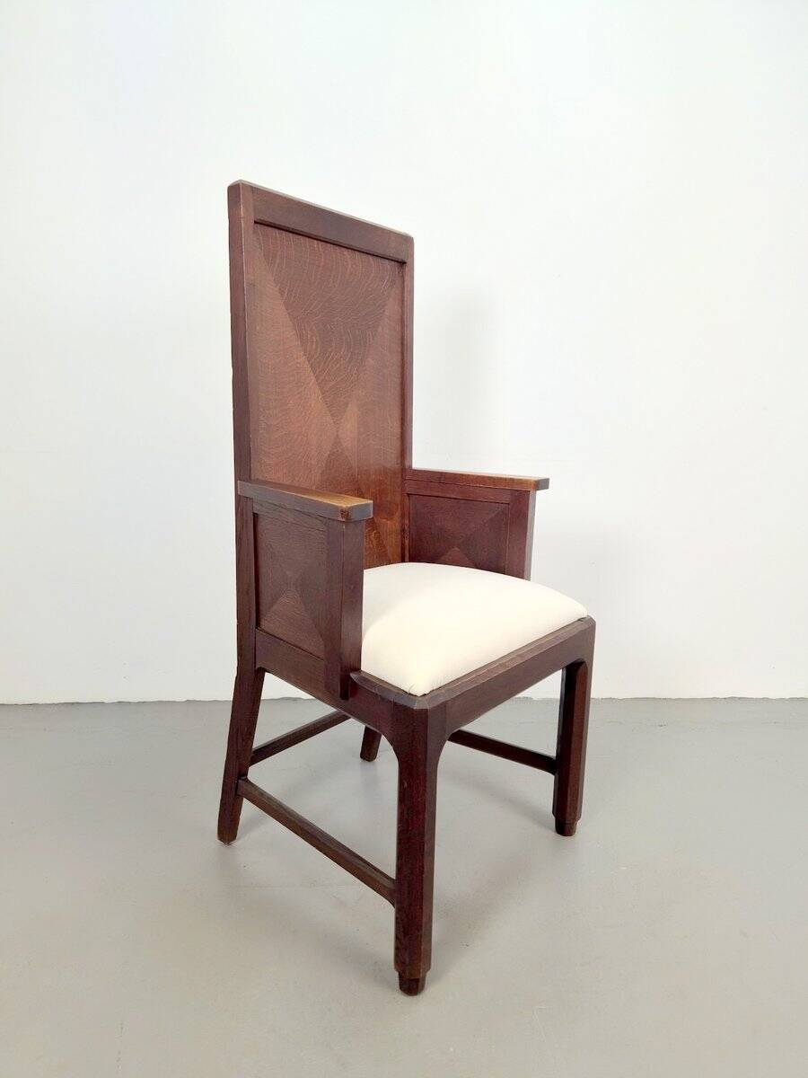 Dutch Art Deco Hague School Modernist Armchair, 1930s