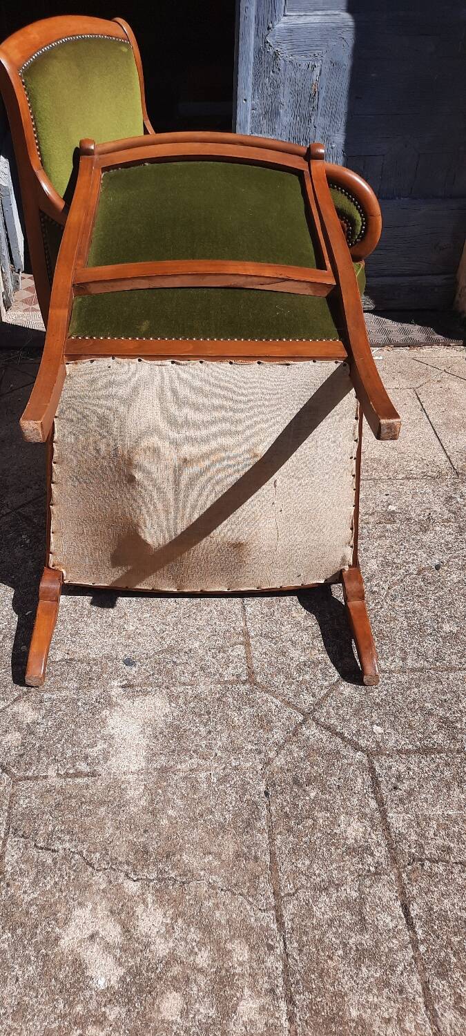 Pair of bergère armchairs