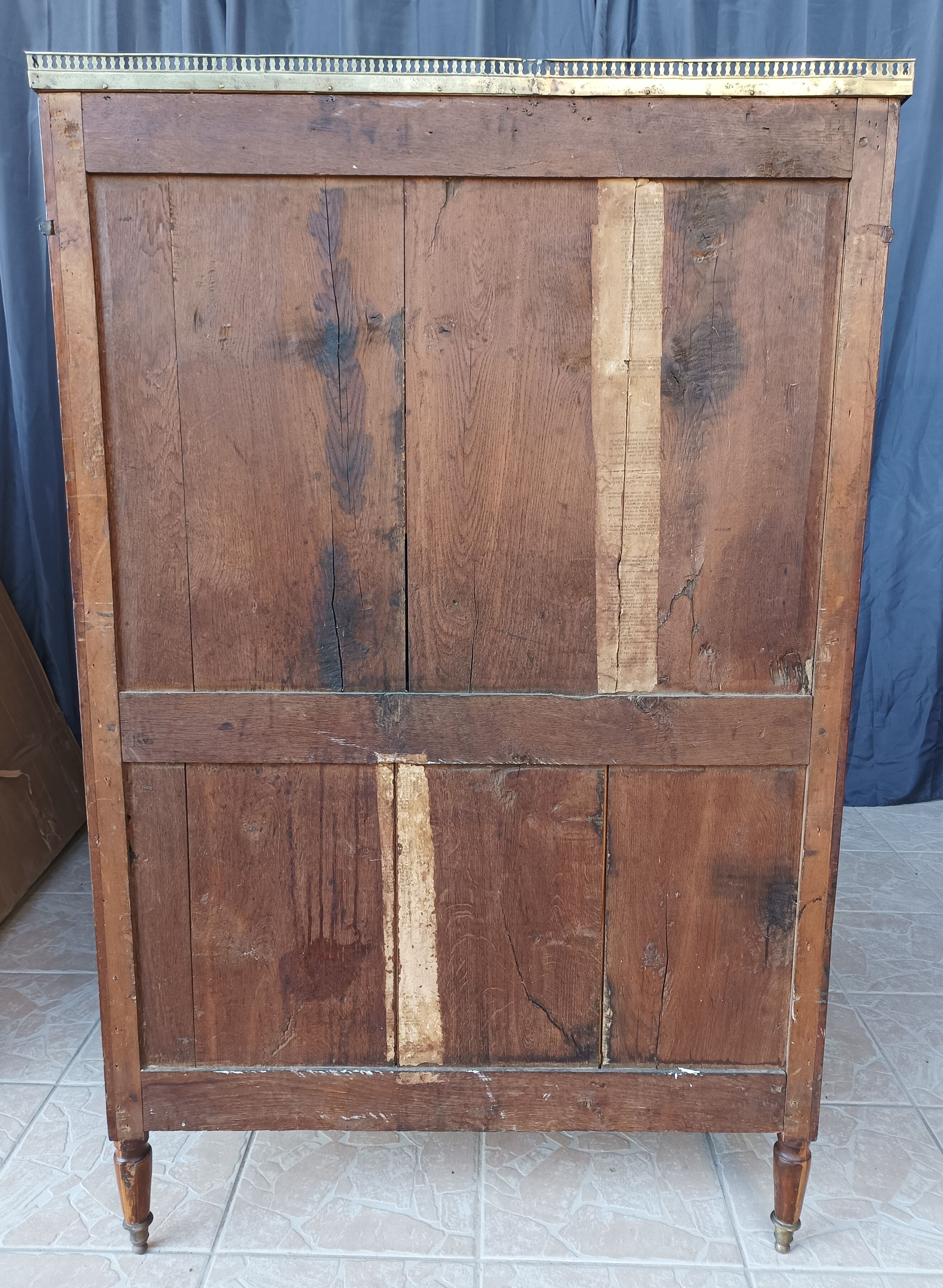 Secretary Louis XVI in mahogany 18th century