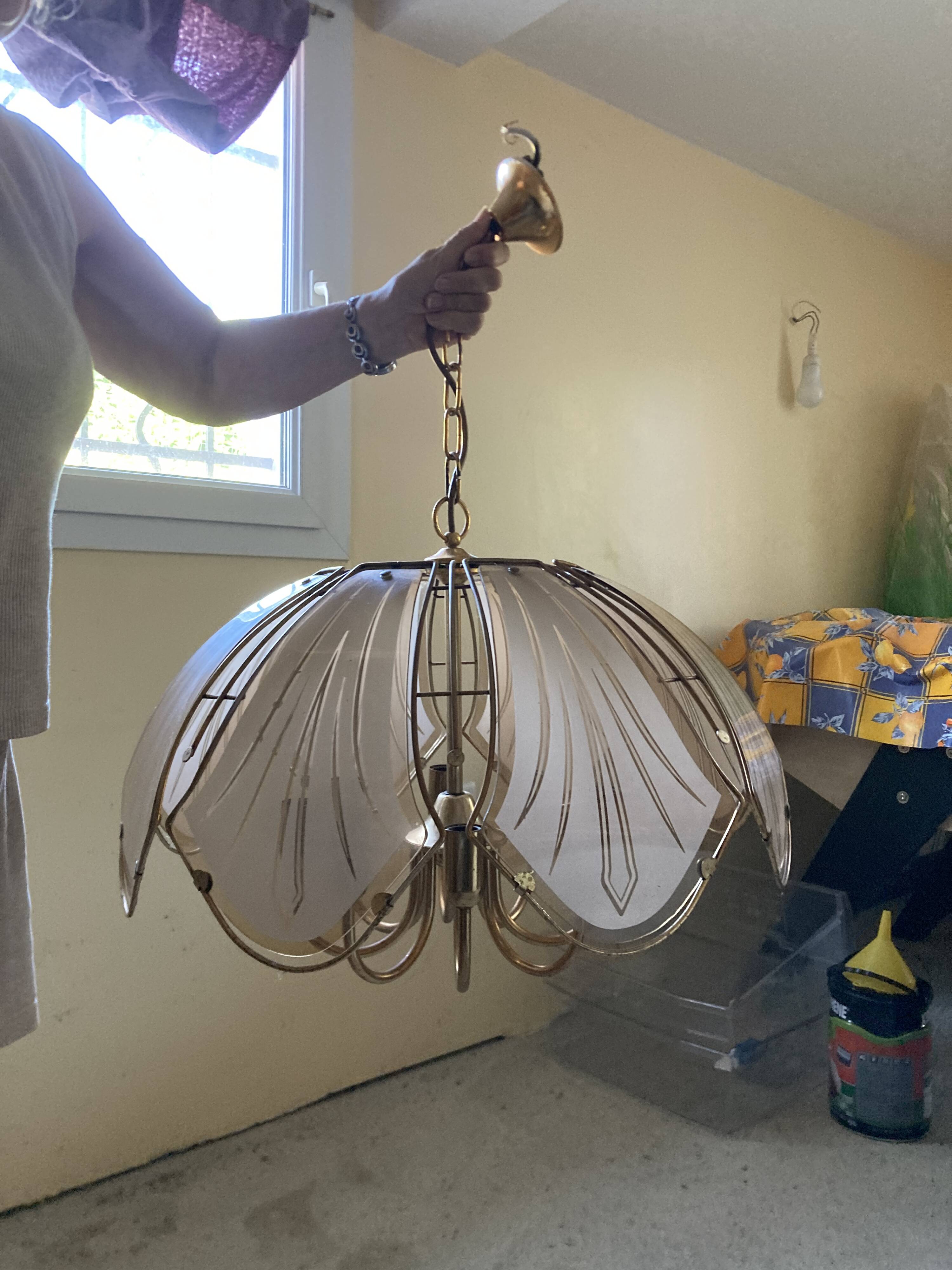 Suspension vintage marguerite
