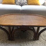 Rattan coffee table