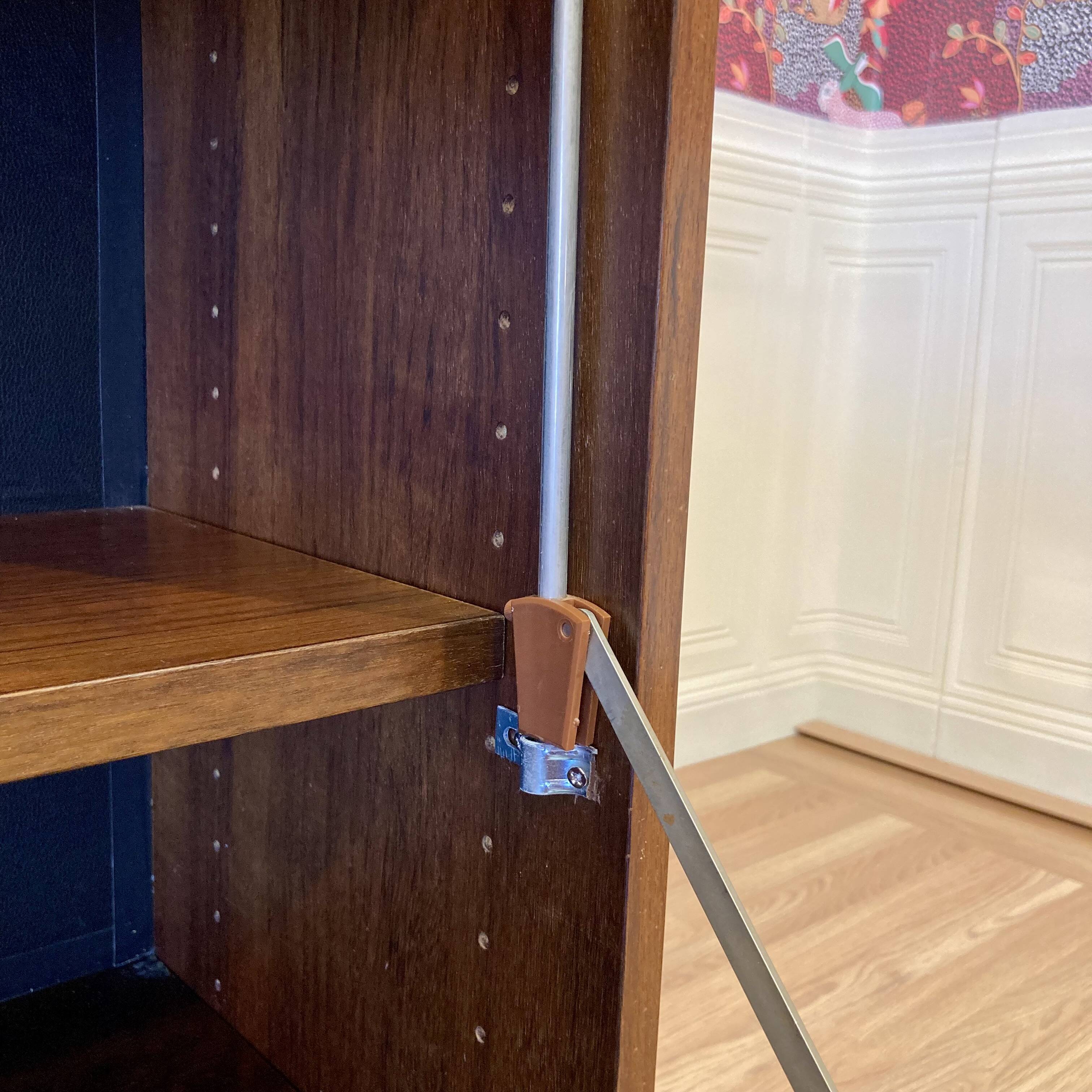 1950s Scandinavian design wall-mounted desk.