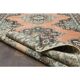 1970s Vintage Turkish Hand-Knotted Wool Cotton Orange Area Rug 138x394
