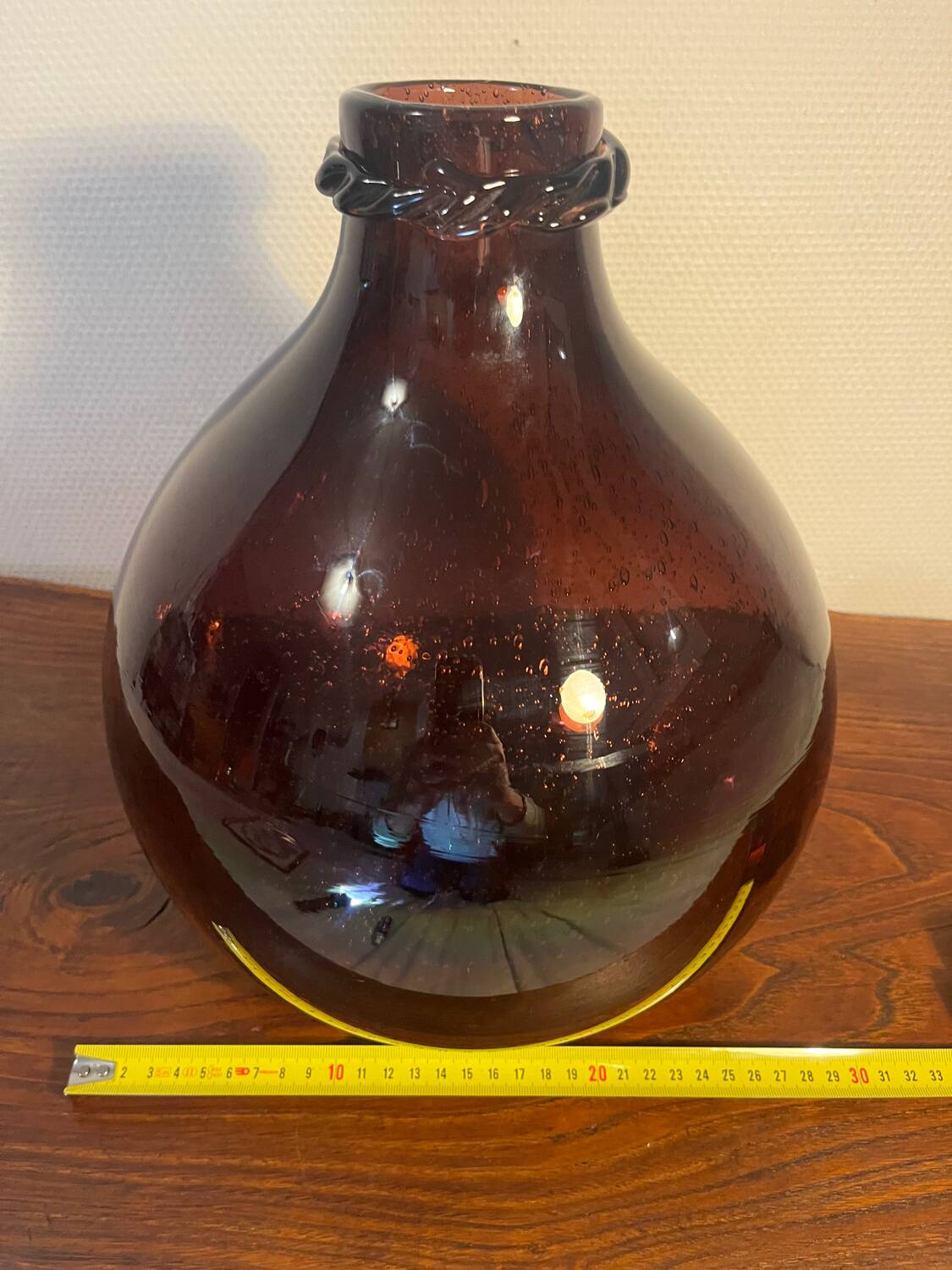 Demijohn carboy vase glassware BIOT France