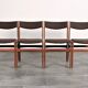 Set of 4 teak dining chairs by Erik Buch for Anderstrup 1950s