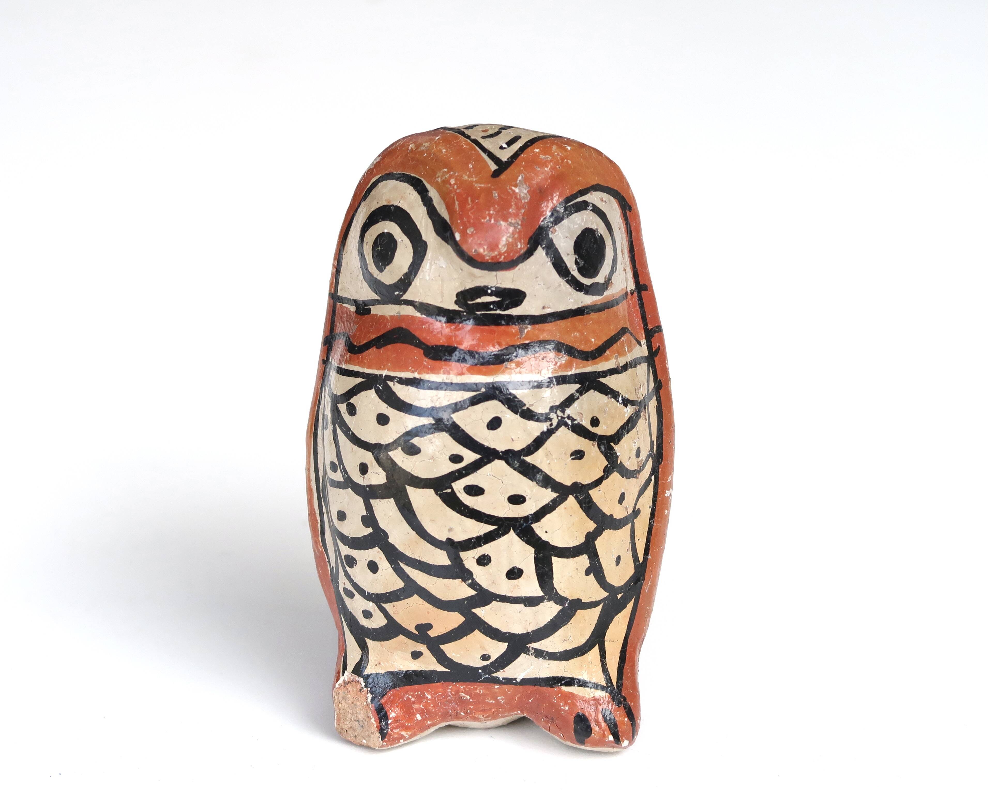 Moroccan ceramic owl, 70s