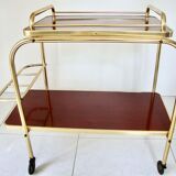 Vintage dessert with serving tray