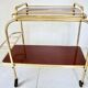 Vintage dessert with serving tray
