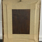 Oil on panel table from the early 19th century