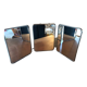 Vintage triptych barber mirror