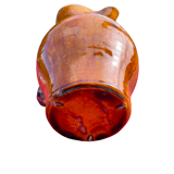 Carafe en gres ocre et maron