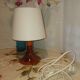 BEDSIDE LAMP IKEA YEARS 1990 MODEL LAMPAN COLOR ORANGE