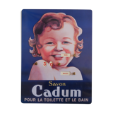 Cadum Soap Perpetual Calendar Plate