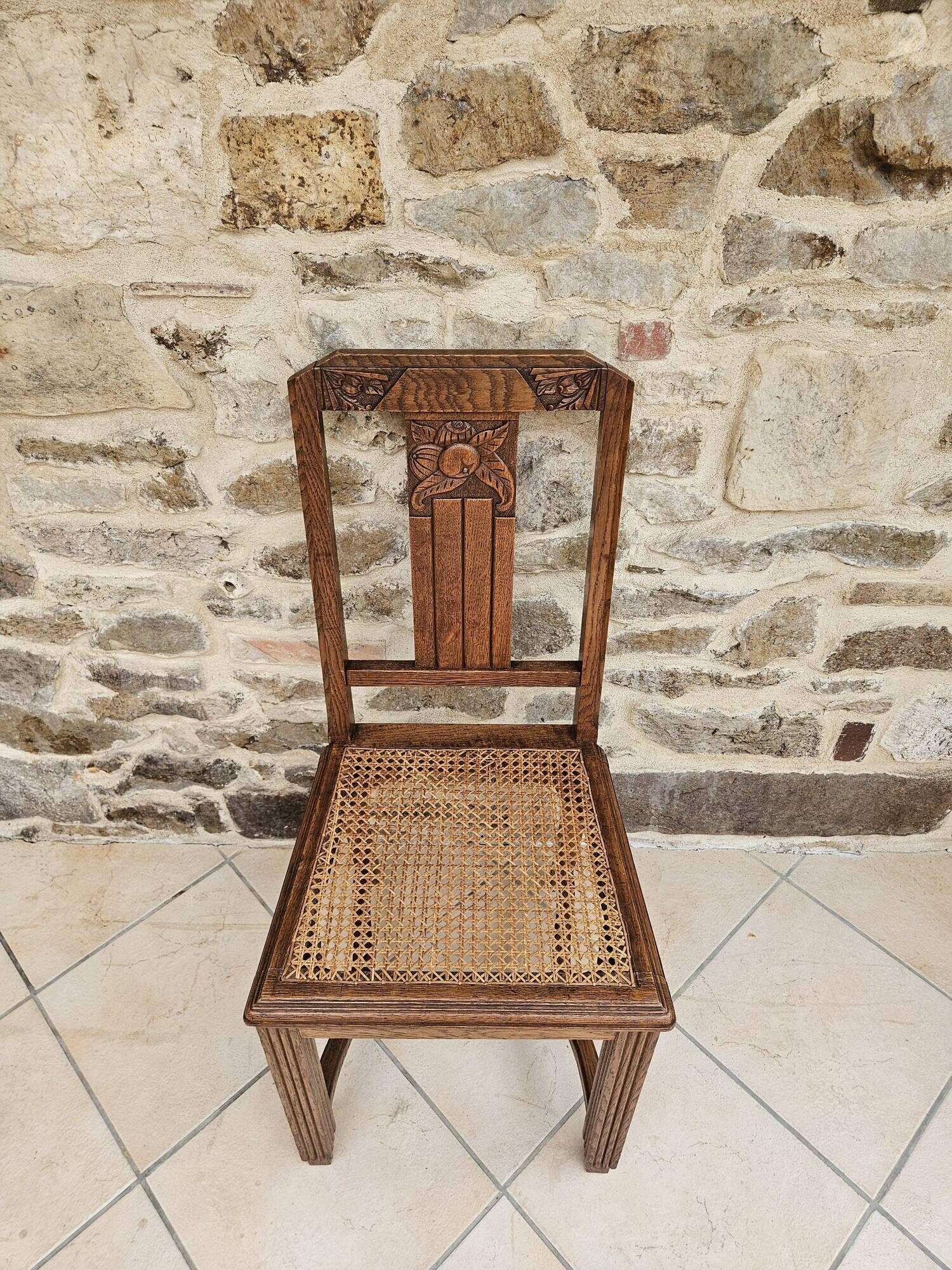 6 chaises art déco