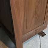 Art Deco wood and marble bedside