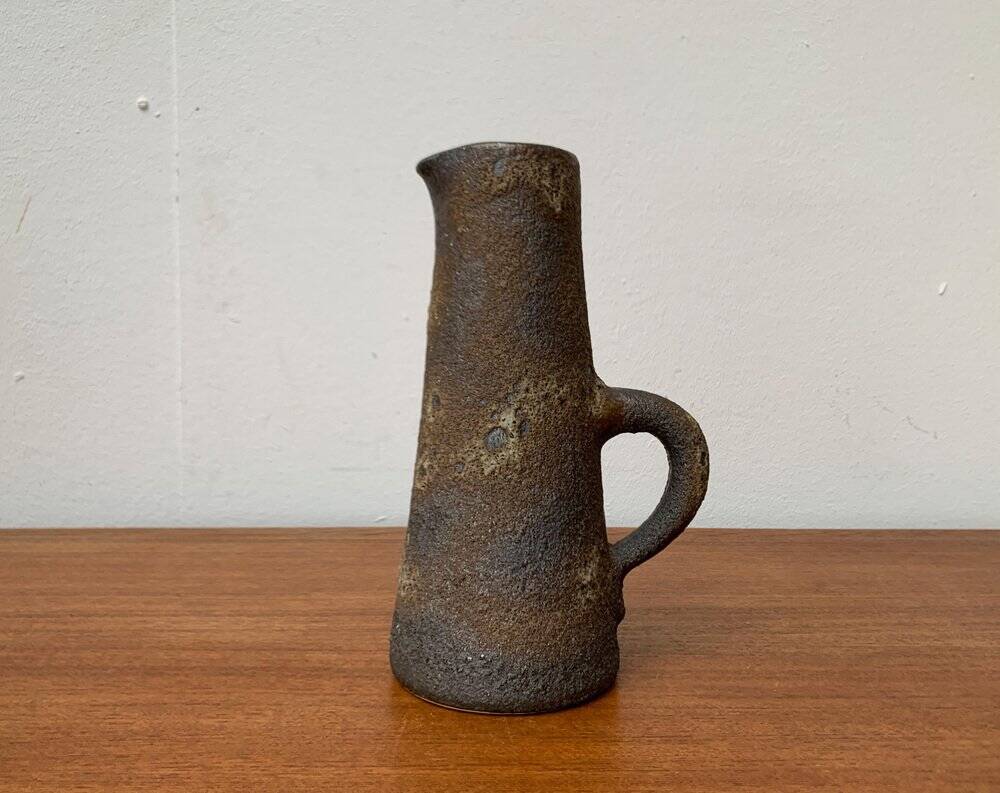 Brutalist vase from West German pottery WGP Fat Lava from the 1960s by Jopeko.