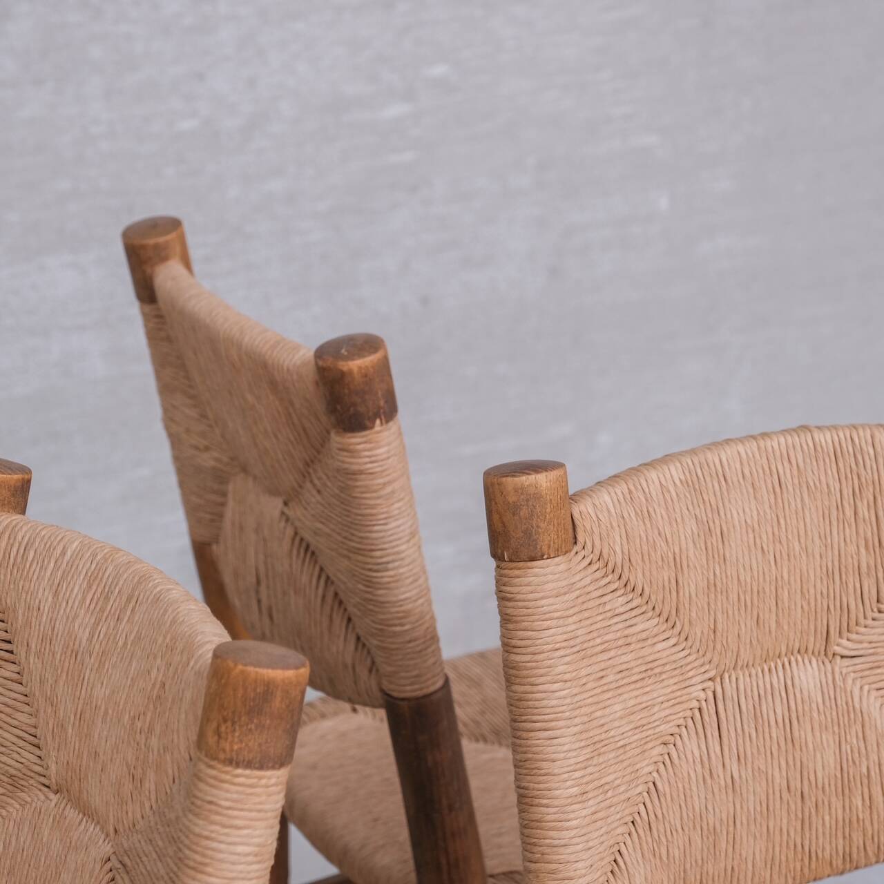 Set of Four Charlotte Perriand Bauche Chairs No.19 Model ed. BCB
