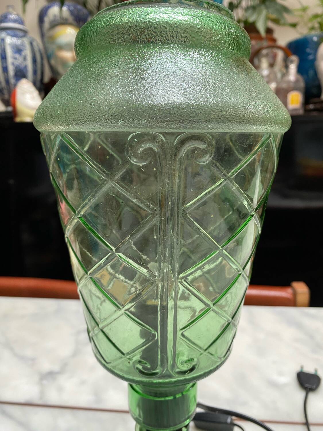 Lampe bouteille Italia chianti verre