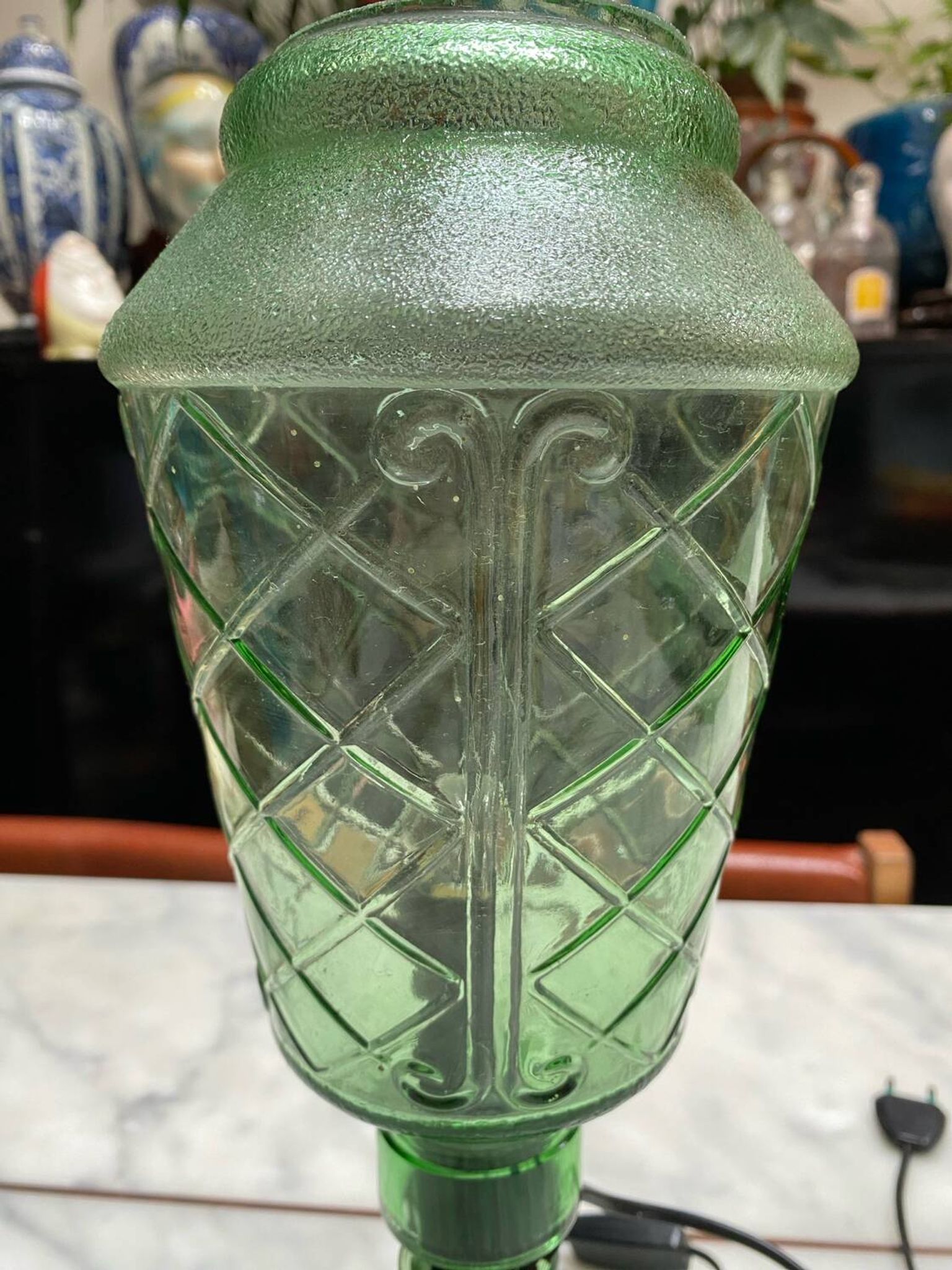 Lampe bouteille Italia chianti verre