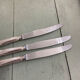 Series of 12 old knives, silver metal