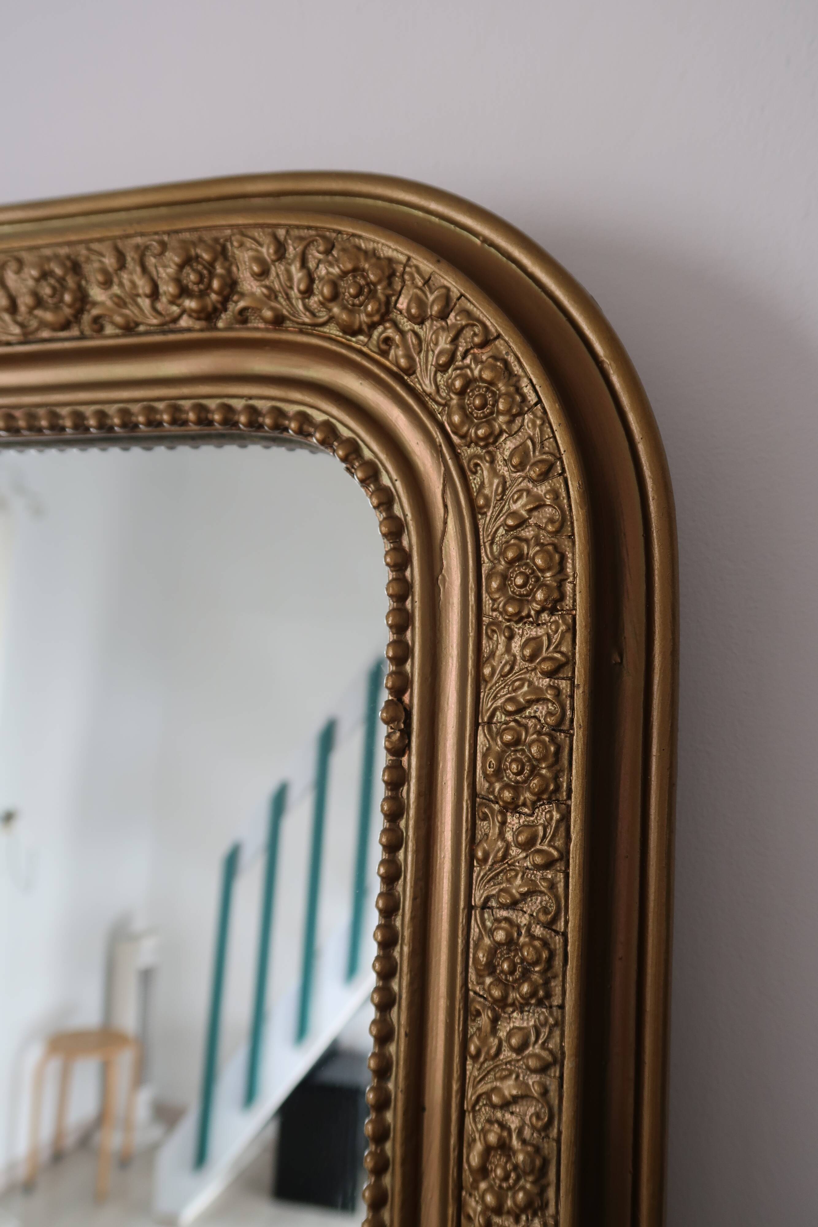 Louis Philippe vintage mirror 53x43cm