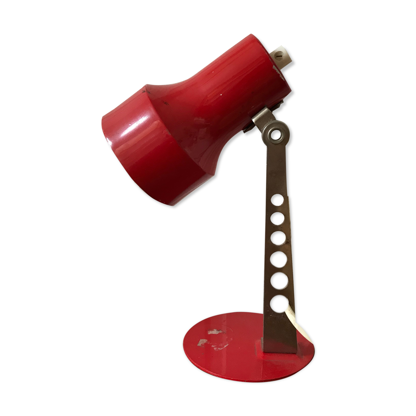 Vintage red lamp 1950