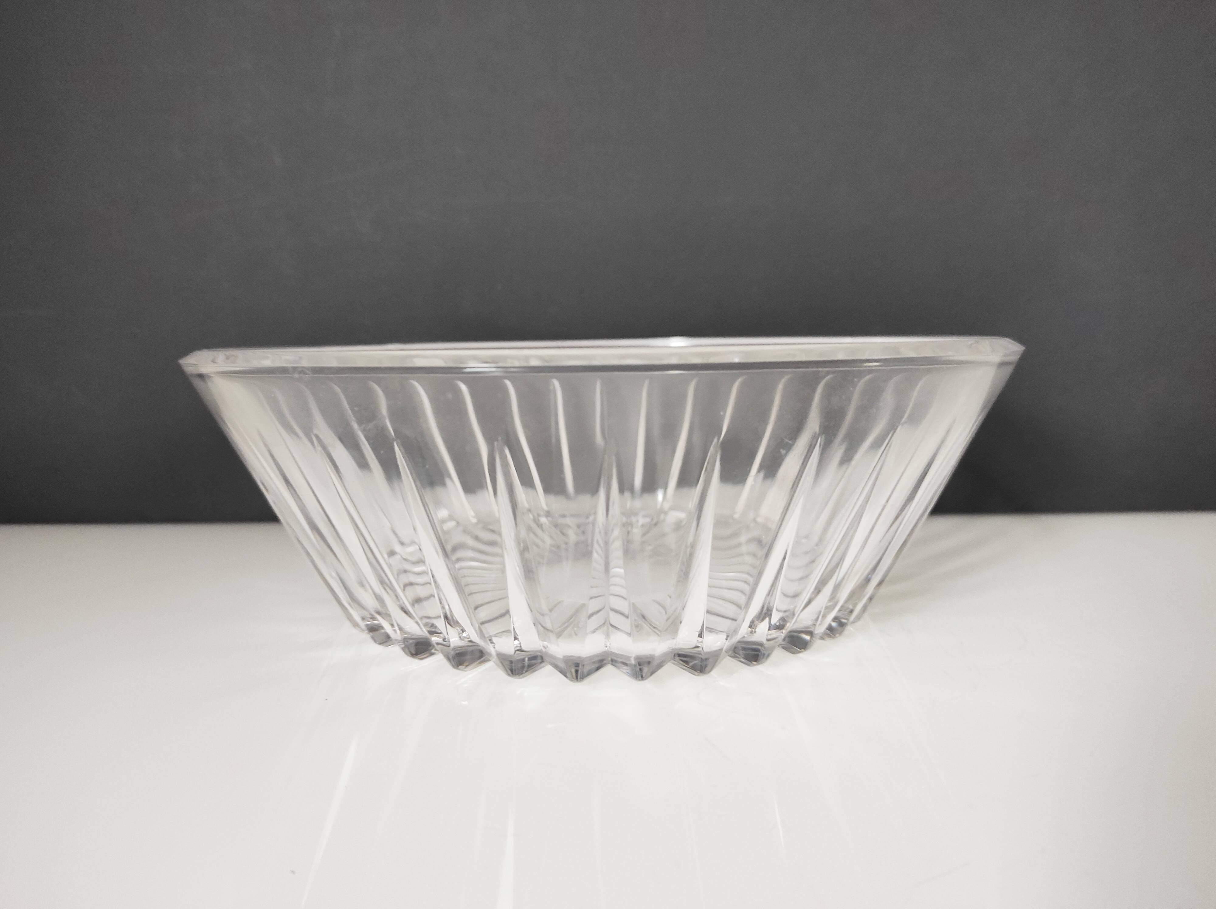 Val Saint Lambert crystal dish