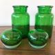 Green jars Cicona 70s