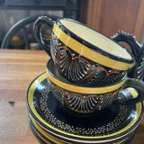 Henriot Quimper tea set 60s