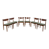 Chaises de salle à manger mid-century en teck par Ib Kofod Larsen pour G-Plan, Royaume-Uni, années 1960, ensemble de 6.