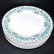 Moulin des Loups & Hamage set of 11 flat plates Ancient Athens in earthenware 1900